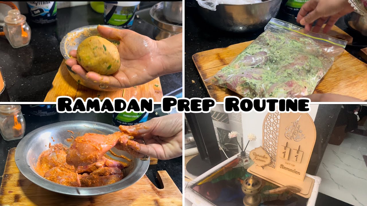 Weekly Iftar Prep Routine | Easy & Time-Saving Ramadan Meals