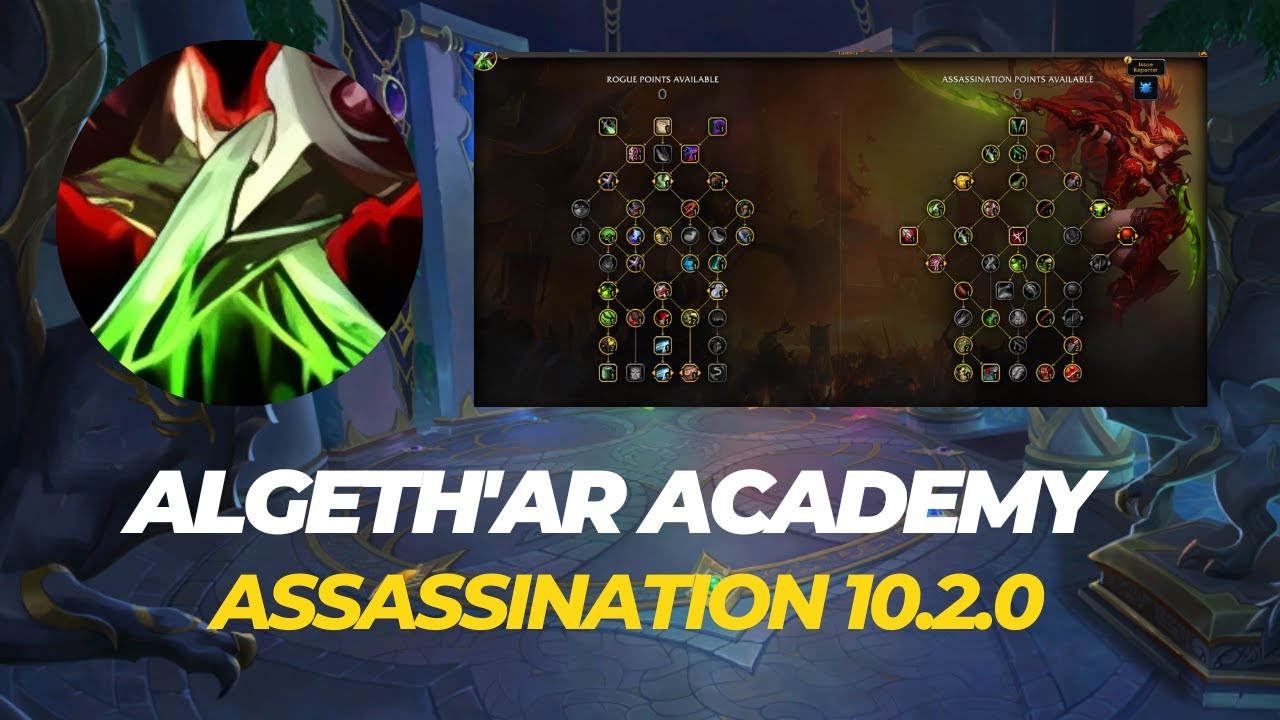 Assassination rogue's rework, testing talents, dragonflight 10.2.0 PTR [Part 1/2]