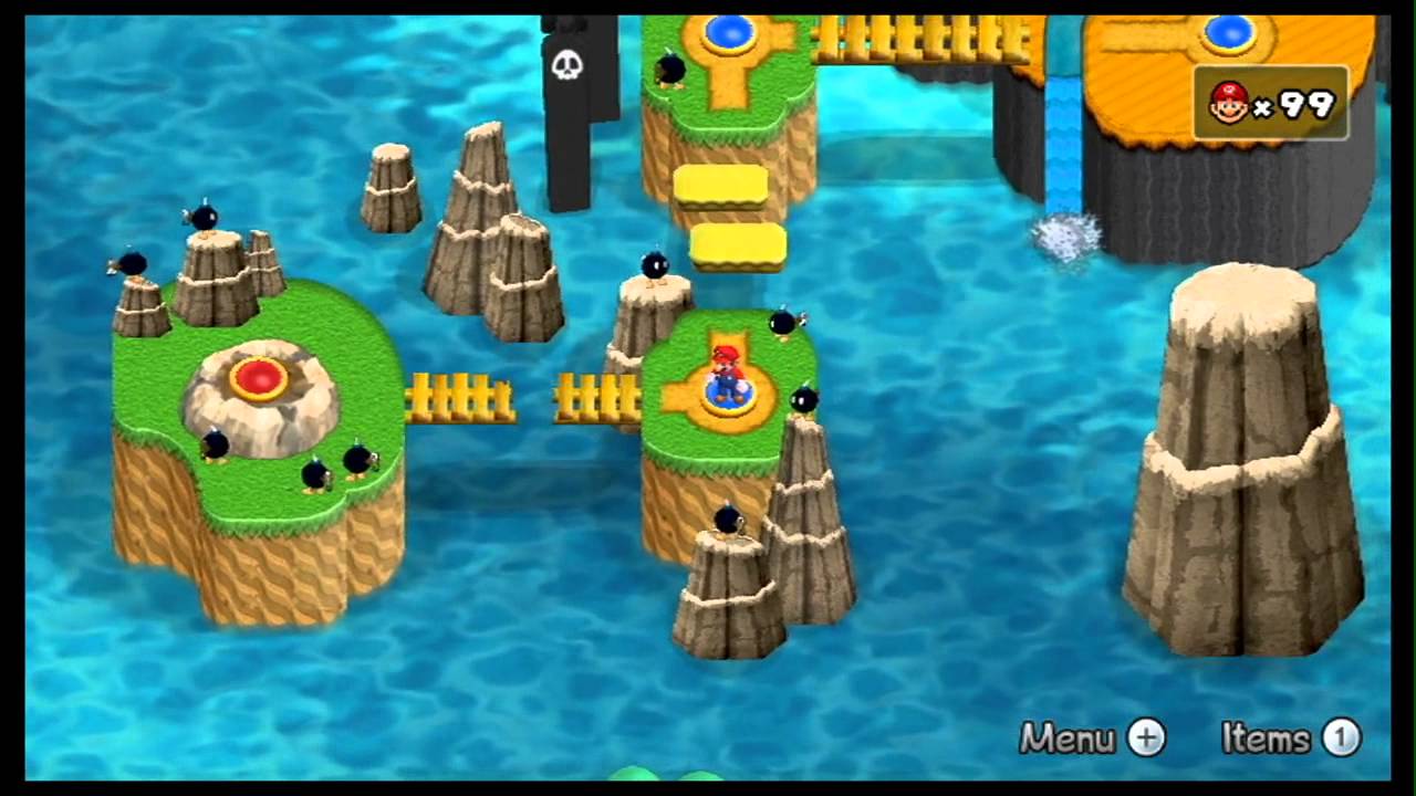 Newer Super Mario Bros. Wii - World E - Bombard Cliffs