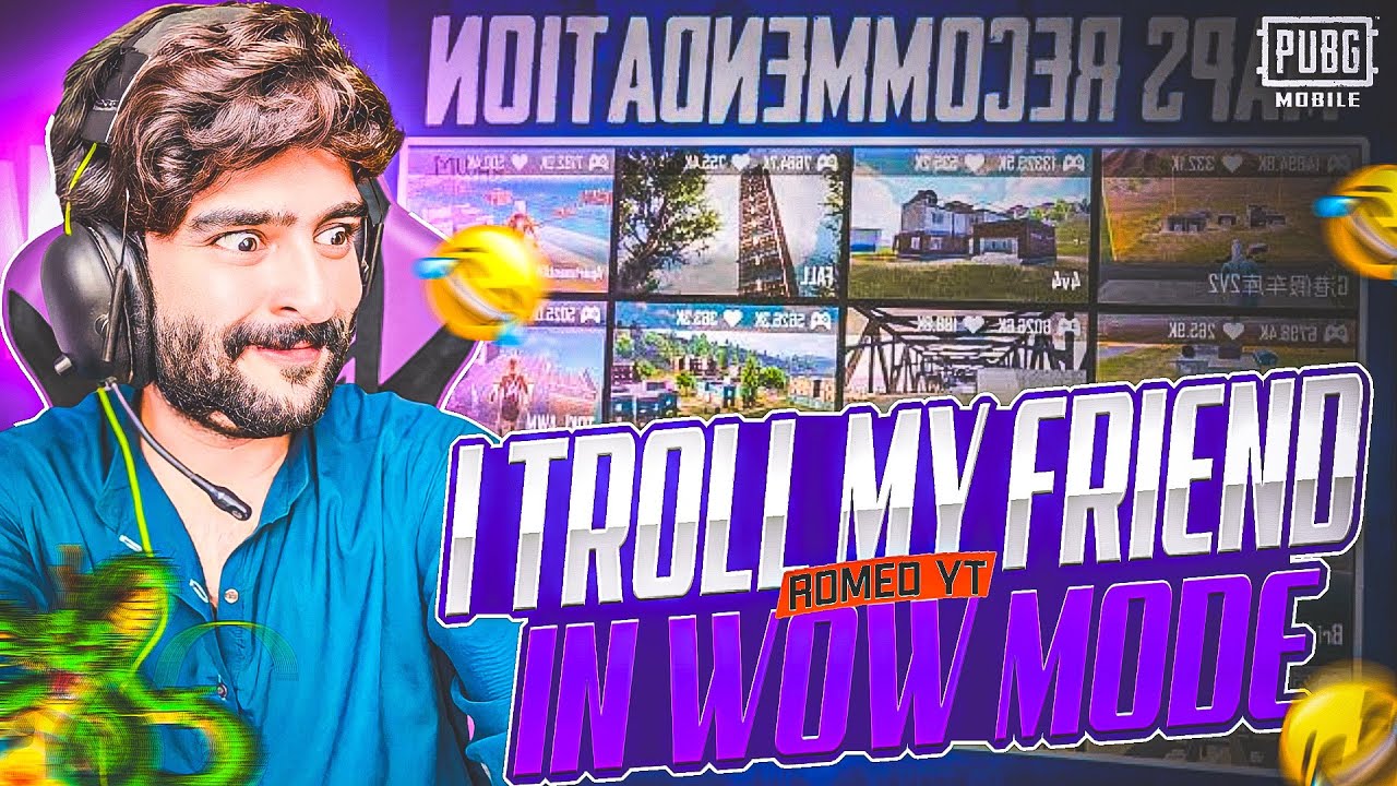Troll My Friend In 1v1 Challenge🤣 Reaction Check Kro😂 ROMEO YT🤫