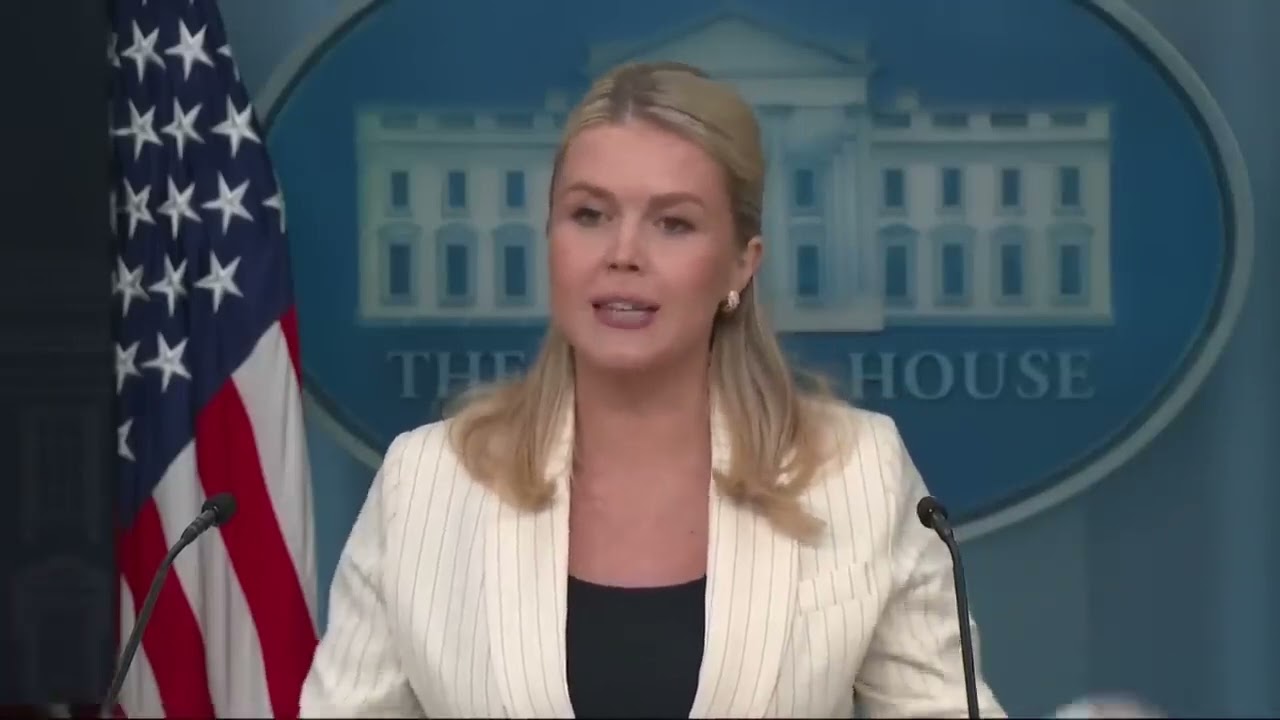Пресс-секретарь Каролина Ливитт | Решение президента Трампа отложить открытие моста Горди Хау