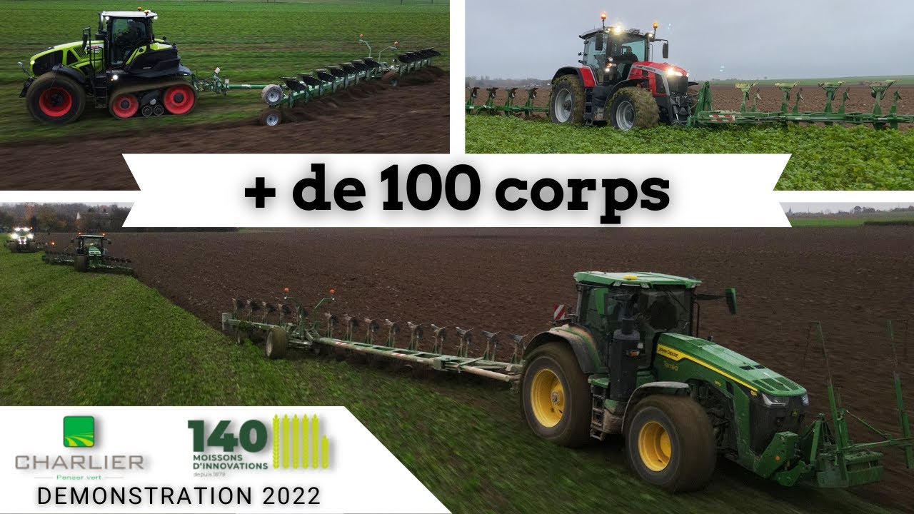 ‼️LABOUR XXL | 100 corps dans la même parcelle | CHARRUES CHARLIER 2022