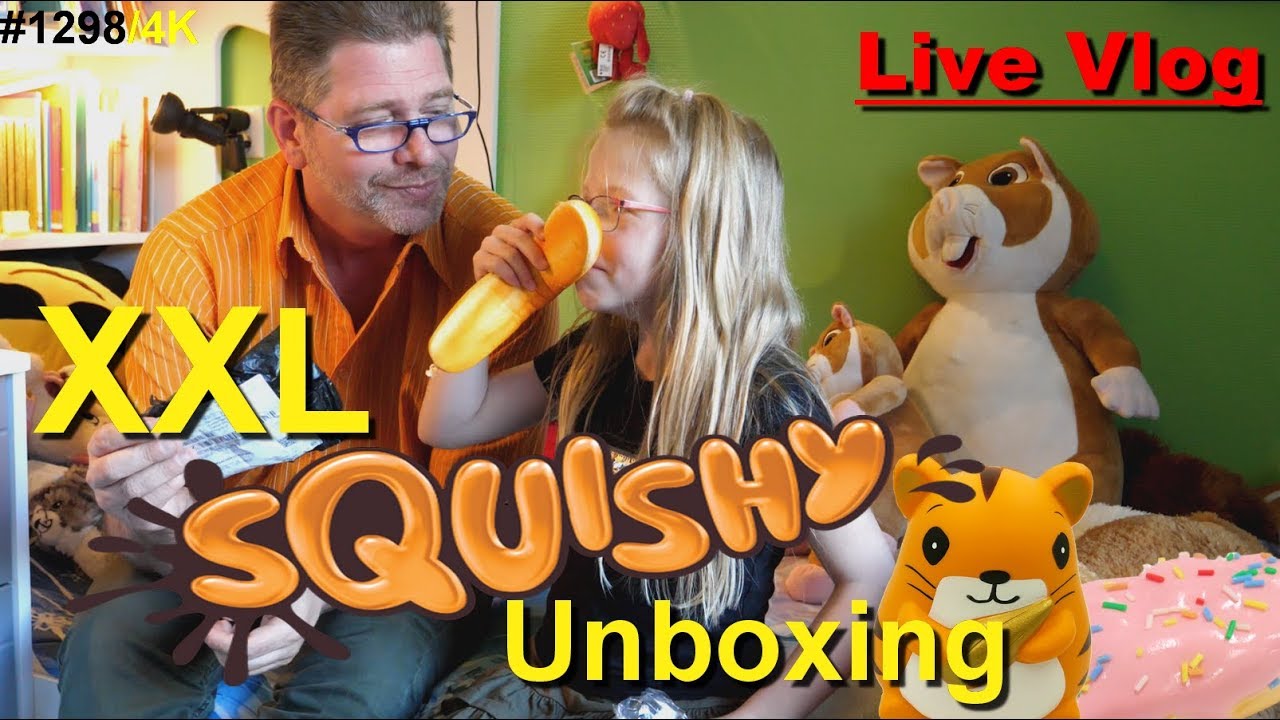 SQUISHY UNBOXING from WISH LIVE. Squishy, Putty, StressBal en meer. GH5 Linux #1298