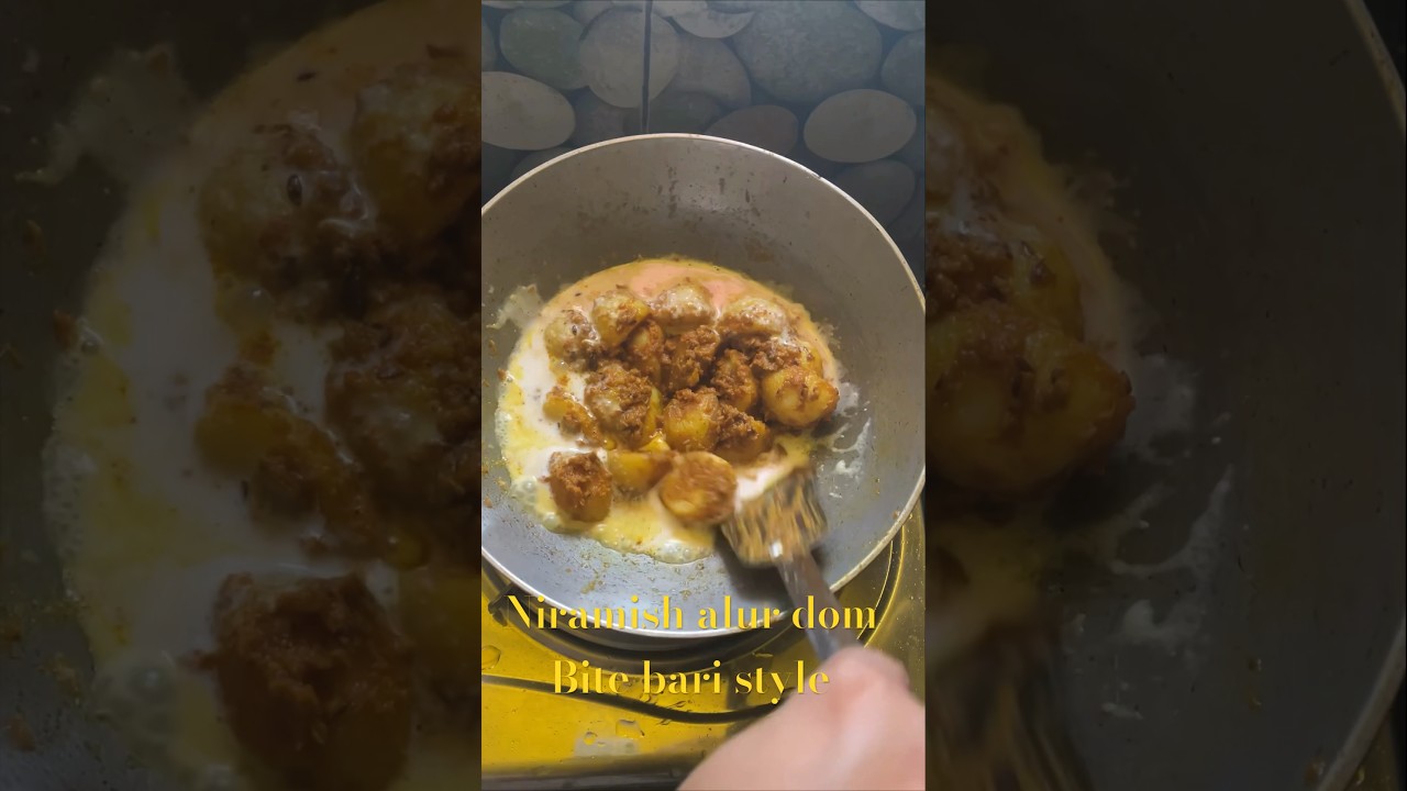 Niramish alur dom |Dum aloo recipe