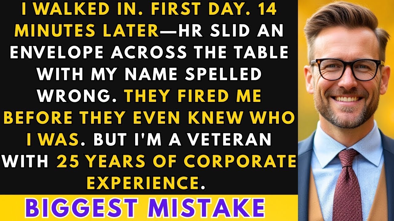 I Was Fired 14 Minutes After I Arrived — HR Didn't Even Know My Name Yet