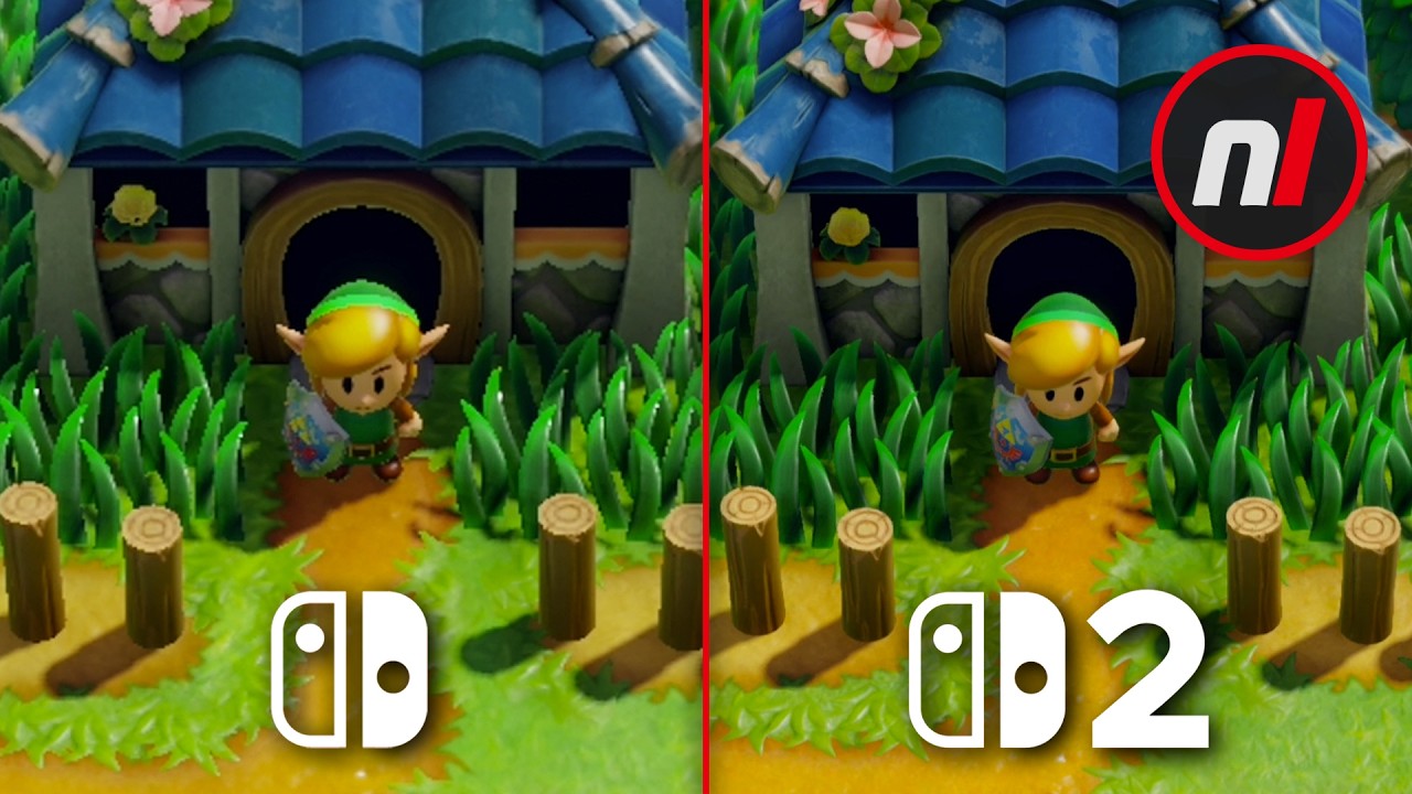 Zelda: Link's Awakening - Switch/Switch 2 Comparison