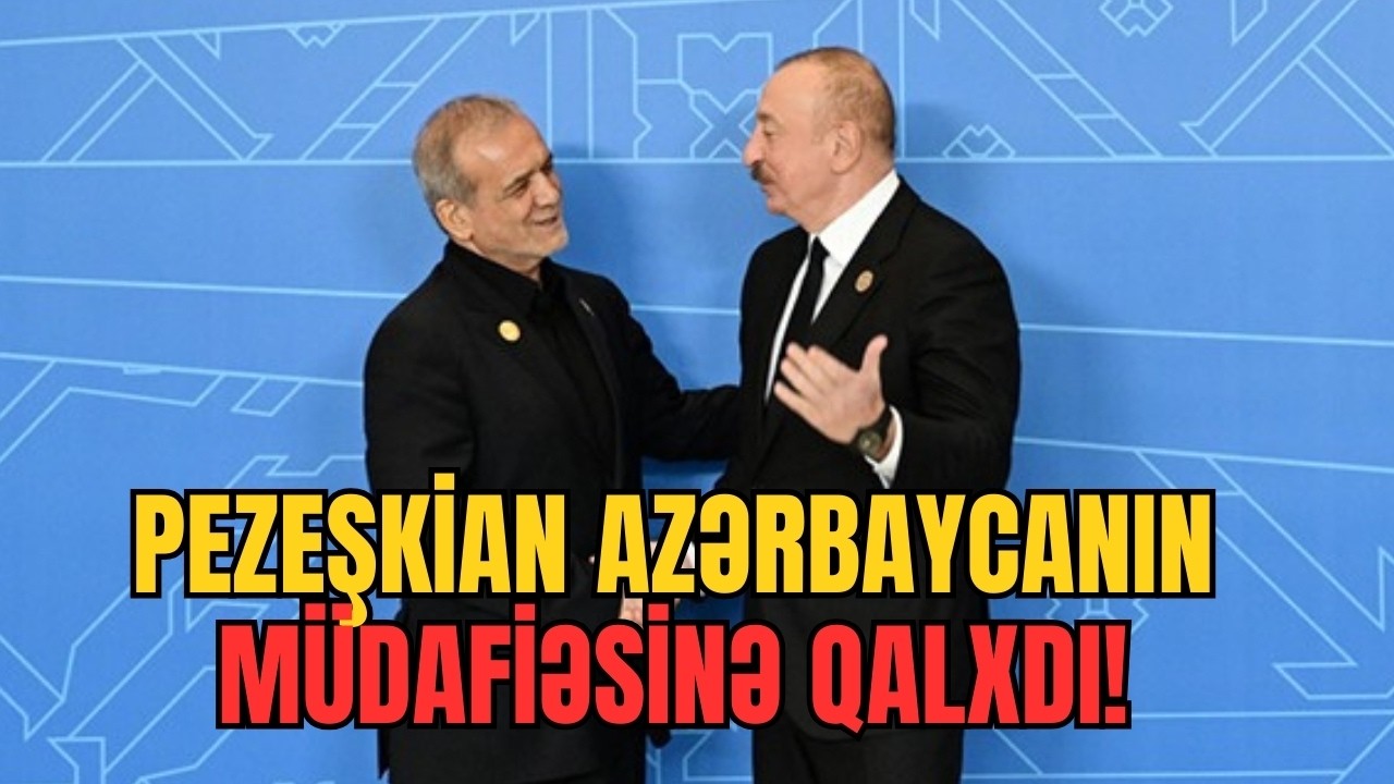 TƏCİLİ: Pezeşkian Azərbaycanın müdafiəsinə qalxdı. Prezidenti təhqir etmək... - LAF TV