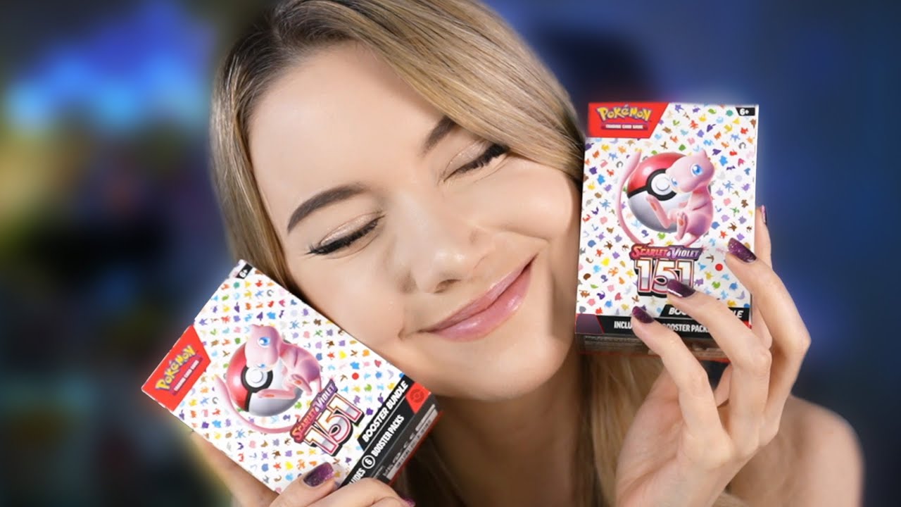 ASMR | Opening The Rare 151 Expansion Pokemon Card Packs