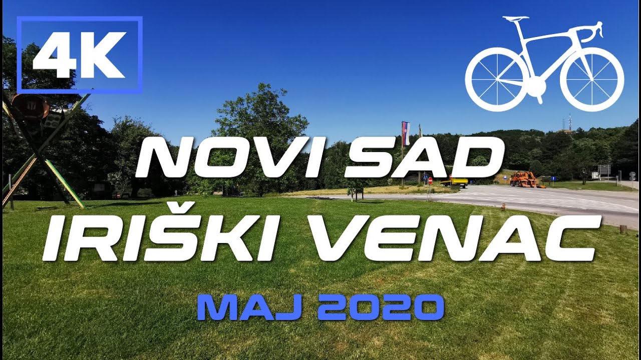 Novi Sad - Iriški venac - Novi Sad - Biciklom (4K)