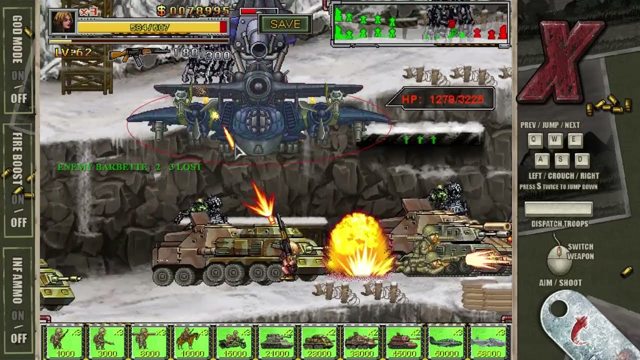 Commando X Assault all level clear