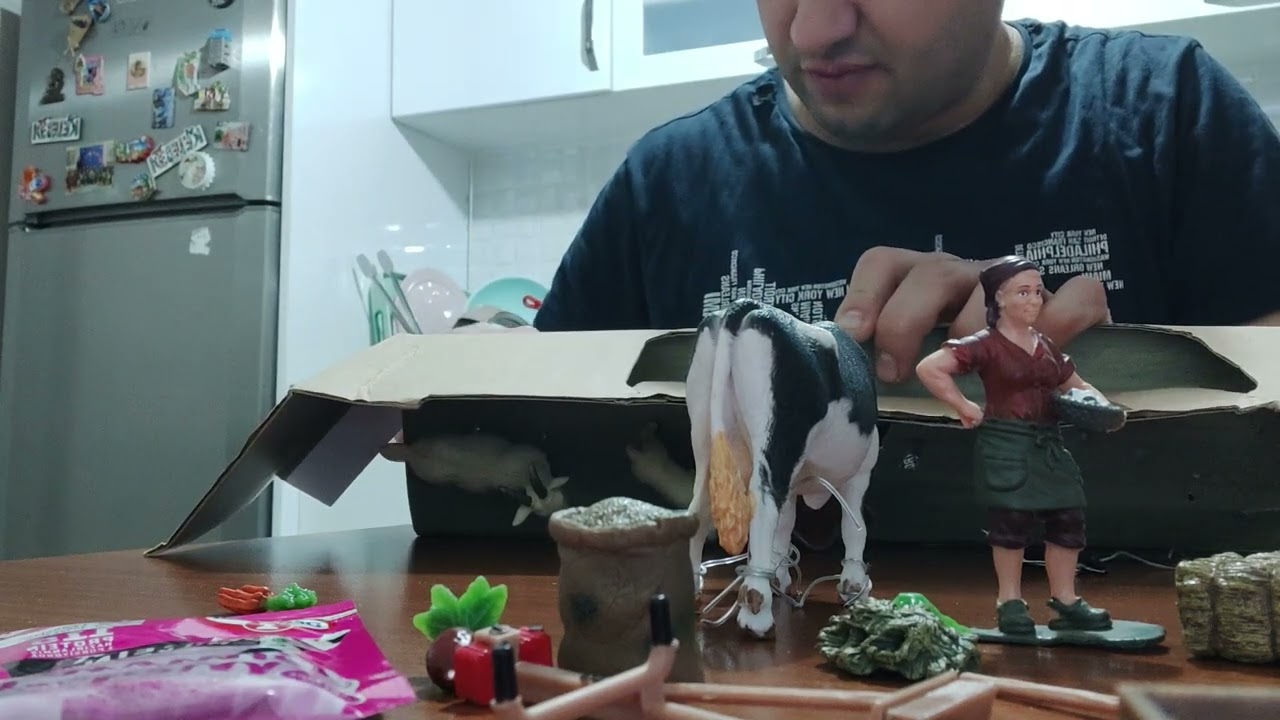 inek sunman sunman farm world play set @SunmanOyuncak #inek #hayvan #ke&ccedil;i #koyun #oyuncak