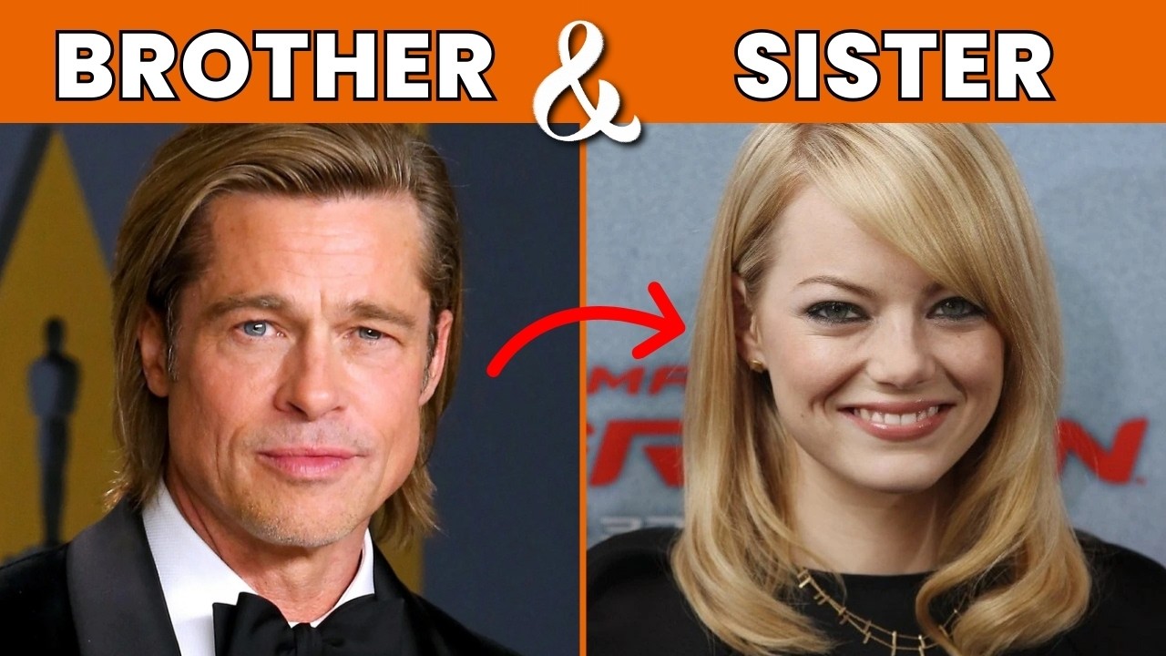 FAMOUS CELEBRITY SIBLINGS YOU DIDN’T KNOW WERE RELATED!
