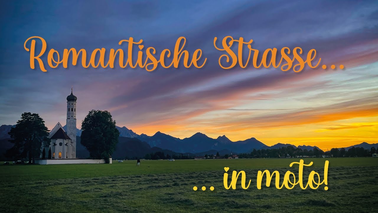 Romantische Strasse in moto