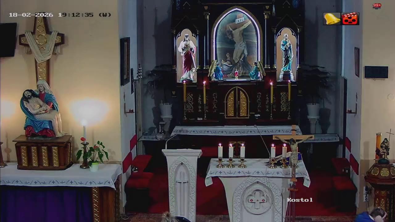 Svätá omša Farský úrad Svinná