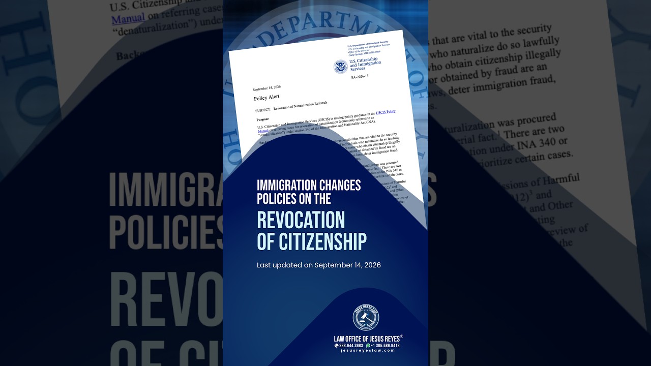 USCIS меняет политику в отношении аннулирования гражданства