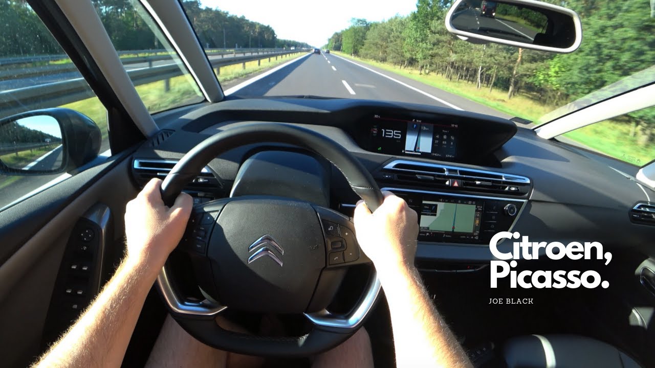 Citroen C4 Picasso (1.6 BlueHDI 120 hp) 4K | POV Test Drive #068 Joe Black