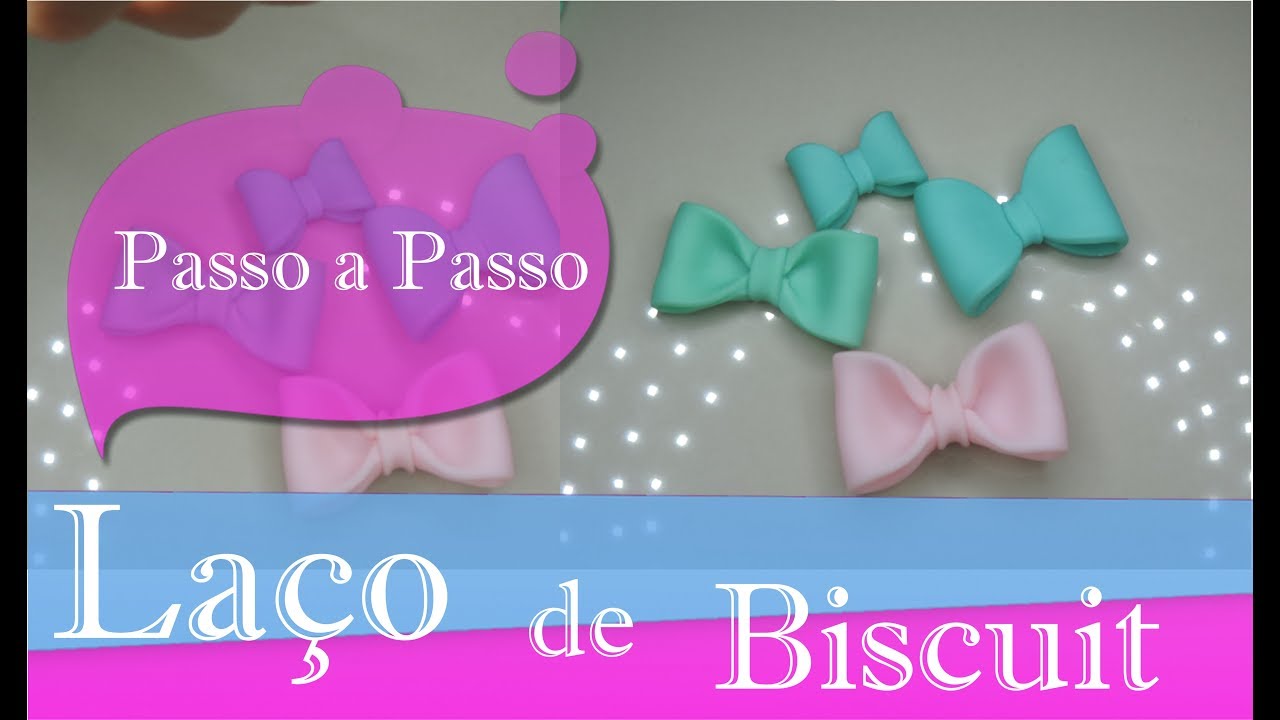 ❣🎀Laço biscuit passo a passo DIY/ Biscuit para iniciantes🎀❣