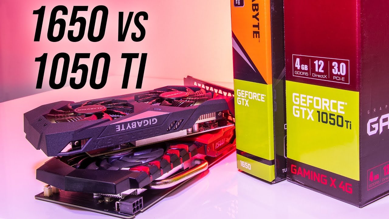 Nvidia GTX 1650 vs 1050 Ti - 18 Games Compared