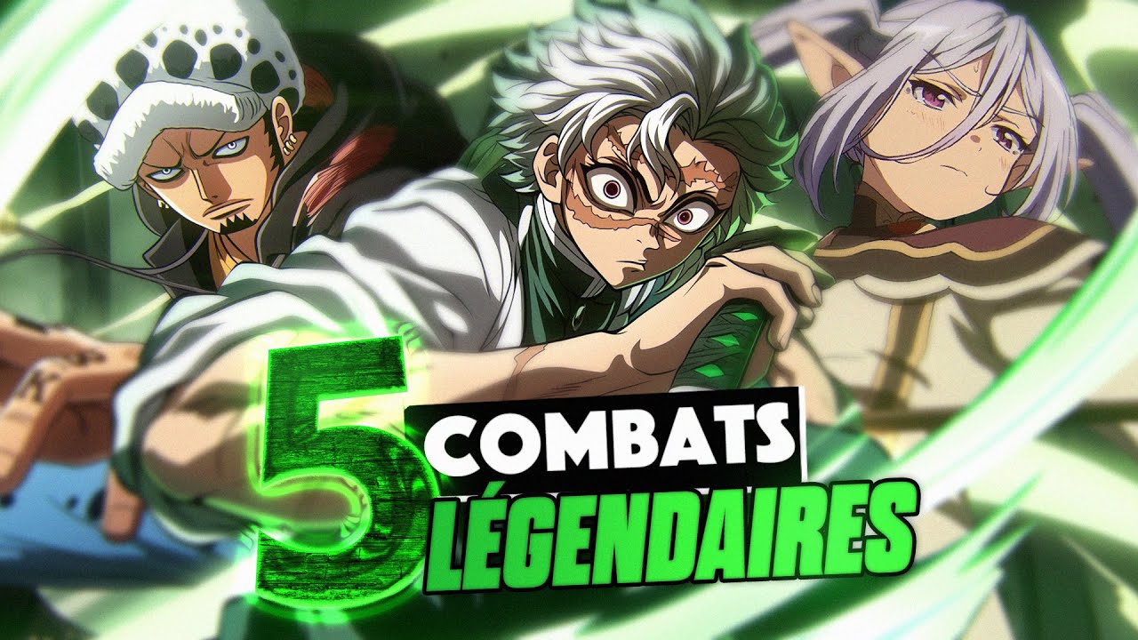 5 COMBATS D'ANIMES QUI ONT CHOQUÉS LE MONDE ! #13