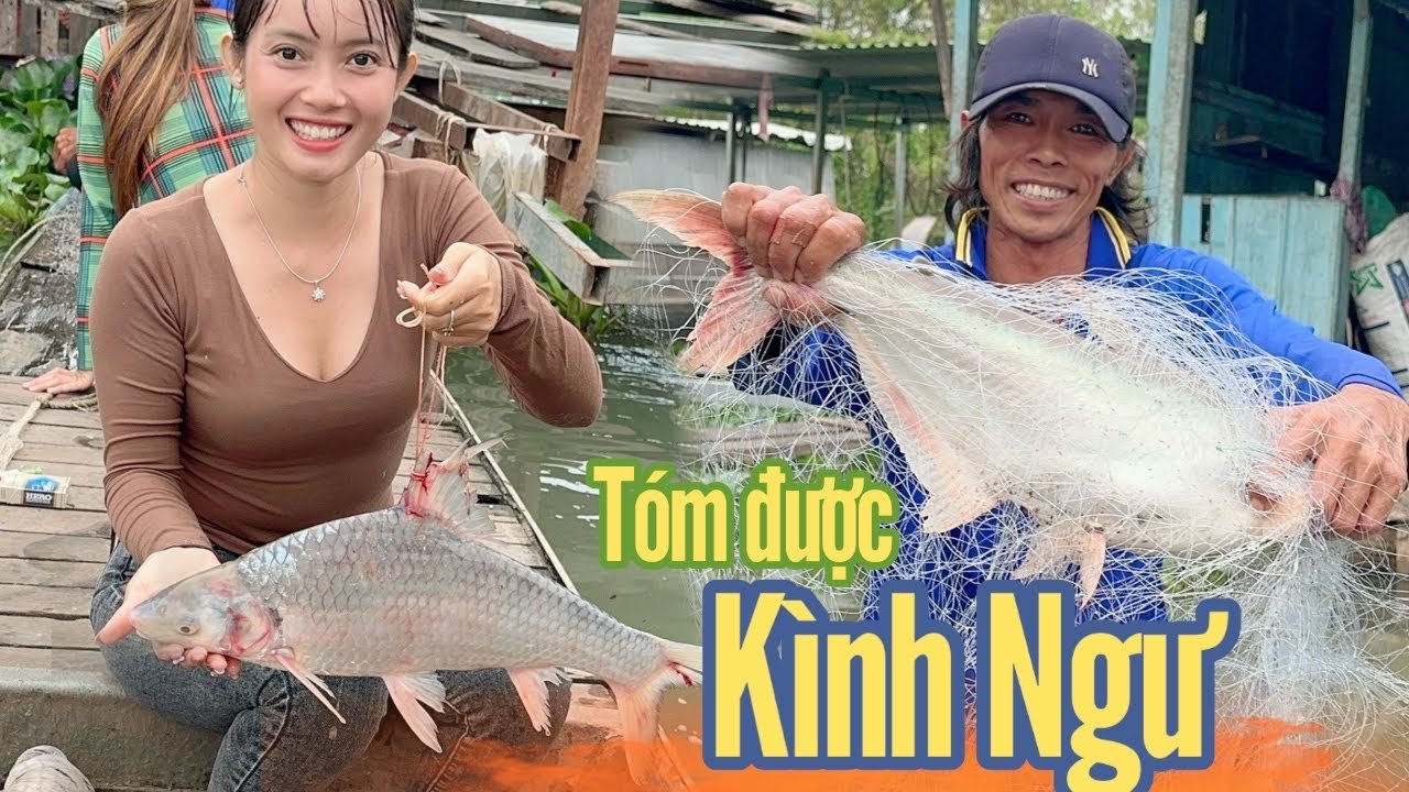 Cô Gái Quê ✅ Cùng mấy anh em Xóm Chài TV lên kèo chài cá To.