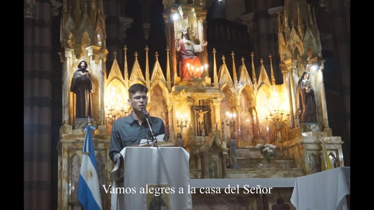 Salmo 121 vamos alegres a la casa del Señor - Coro Capuchinos
