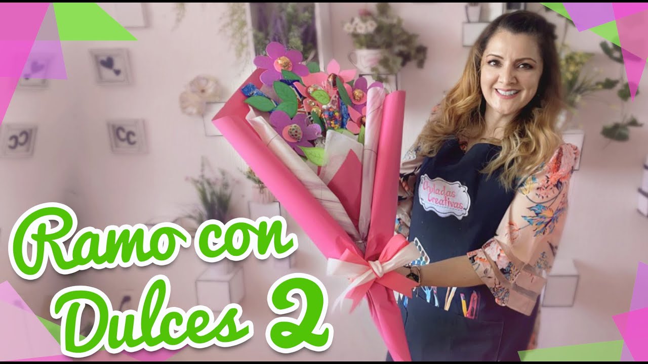 💐Ramo  Súper Sweet para regalar 🍭🍬 14 de Febrero ❣️ Chuladas Creativas