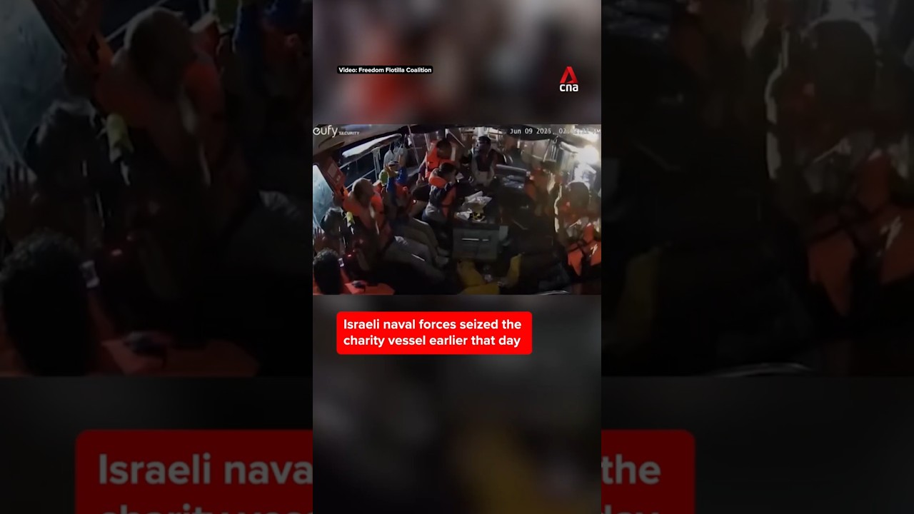 Greta Thunberg and other Gaza aid boat activists awaiting deportation
