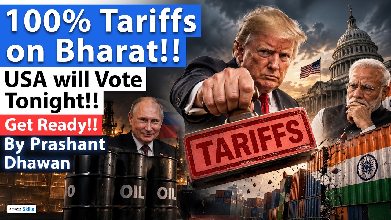 USA Will Vote on India Tonight | 100% Tariffs on Indian Economy Soon? | By Prashant Dhawan