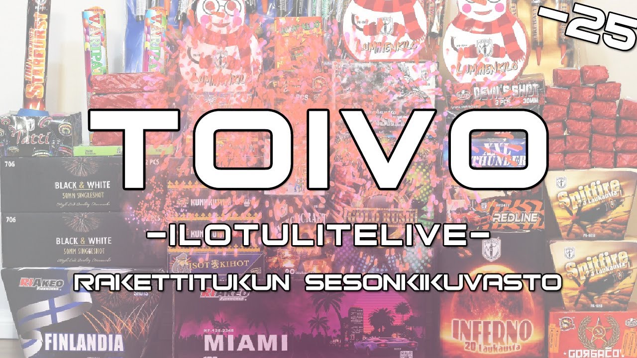 Rakettitukun ja Pyronetin sesonkikuvastoje läpikäynti - TOIVO