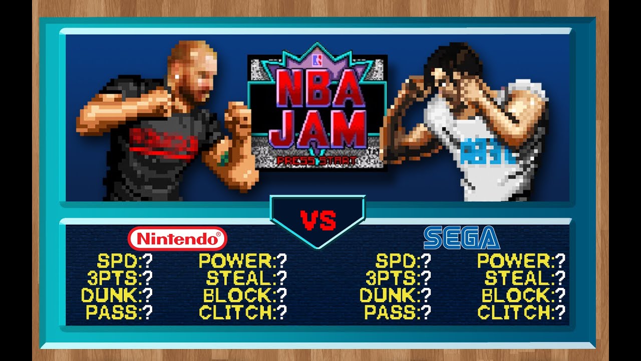 Войны консолей — NBA JAM — Super Nintendo против Sega Genesis