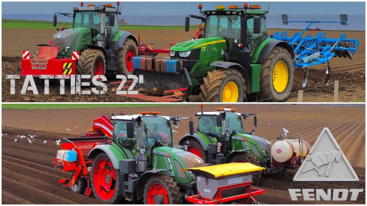 TATTIES 22’ Over and Out ~ Fendt 724, 828 & JD 6215R ~ Melrose Farms