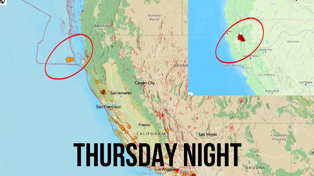 Cascadia Subduction Zone tremor. Southern California Earthquake activity. Thursday Night update.
