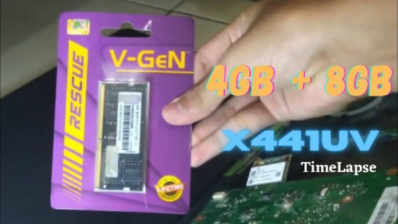 Time Lapse - Upgrade Ram VGEN 8GB di Asus X441U