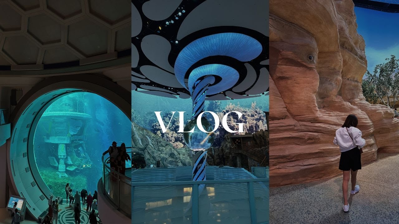 DUBAI VLOG #3 - Weekend at seaworld Abu Dhabi and JBR beach visit | Aldila Fadila