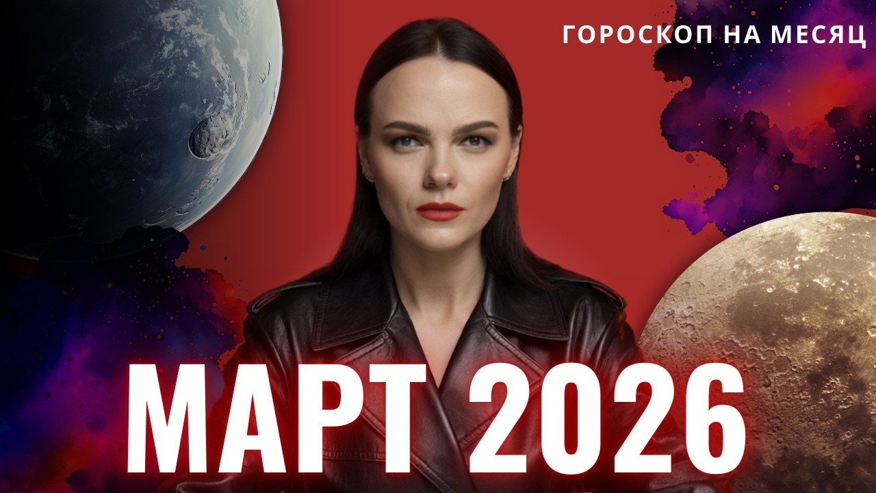 ГОРОСКОП МАРТ 2026. Астрологический обзор месяца. Что ждет нас в марте 2026. Гороскоп на месяц