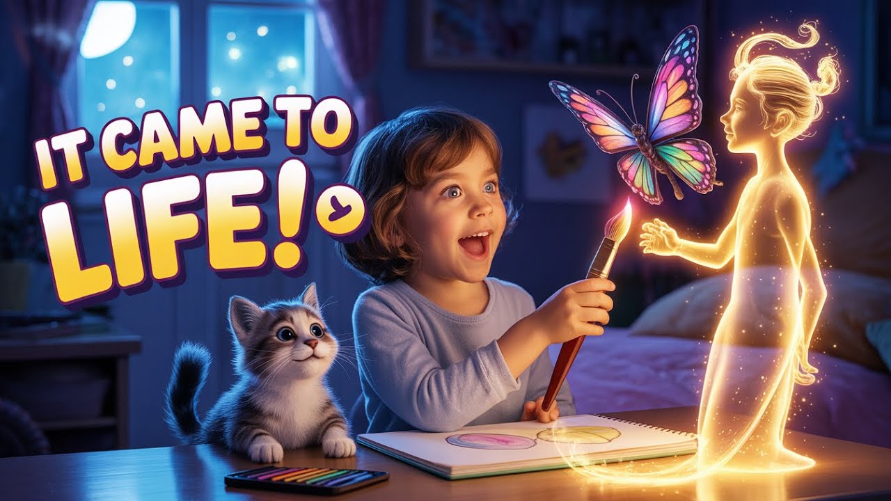 The Magic Paintbrush 🎨✨ | 10 Minute Magical Kids Story About Responsibility