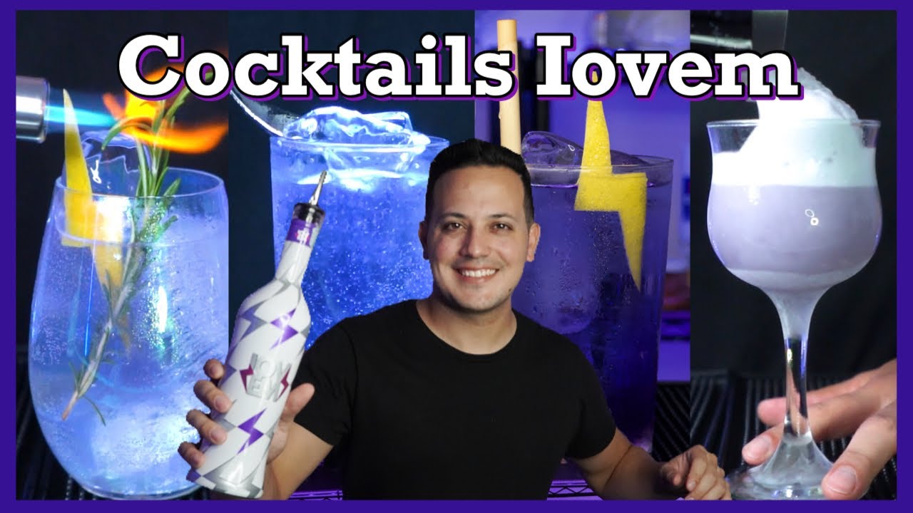 ⚡️COCKTAILS IOVEM 💜 / TUTORIAL BARTENDER / BRUNO VANZAN