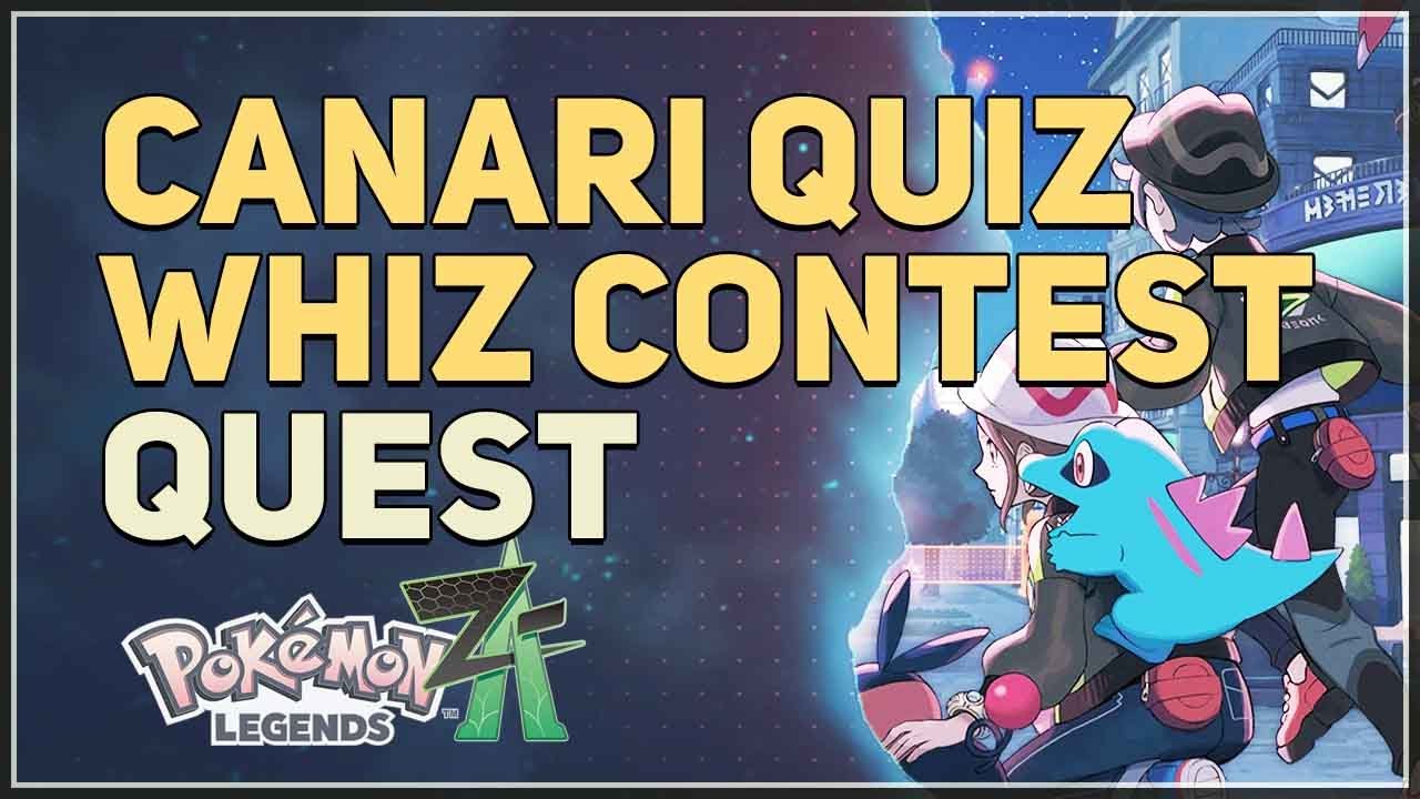 Canari Quiz Whiz Contest Pokemon Legends Z-A