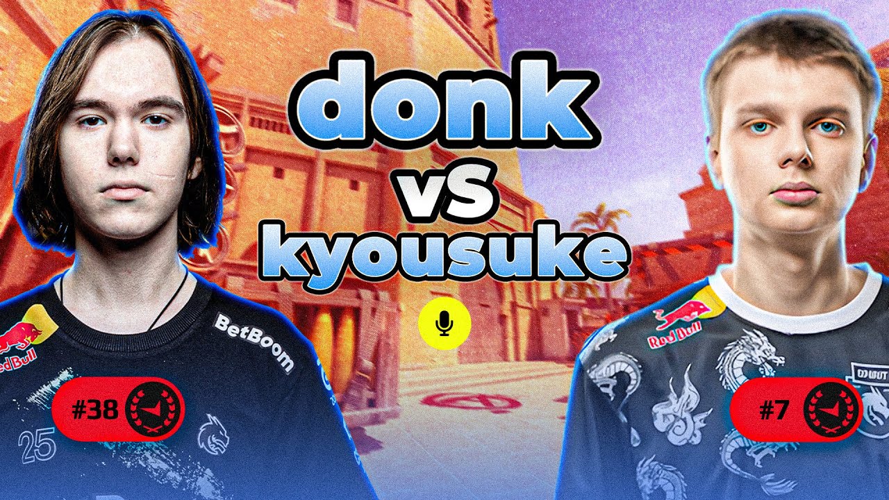 CS2 POV | donk vs kyousuke FACEIT Ranked (Mirage) with zweih, baz 24-17