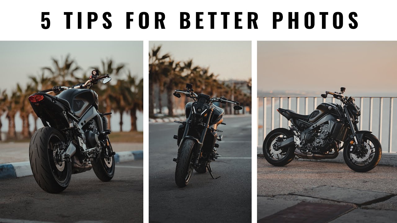 5 советов по фотосъёмке мотоцикла | Yamaha MT09 2021