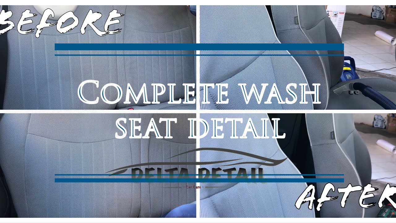 Full Detail | wash Seat Detail for this Fiat 500