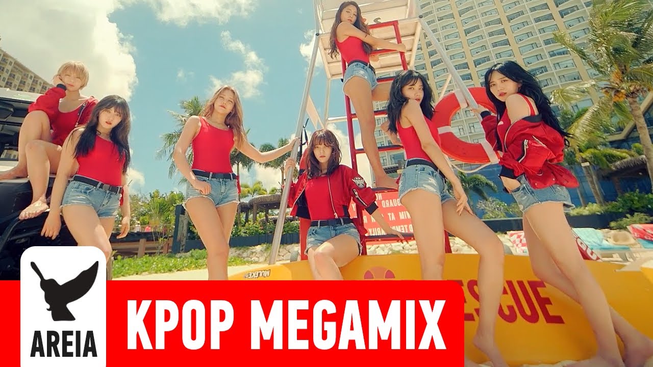 AOA TRIBUTE (Areia Mashup Megamix) Like A Cat Excuse Me Good Luck Short Hair Miniskirt Heart Attack