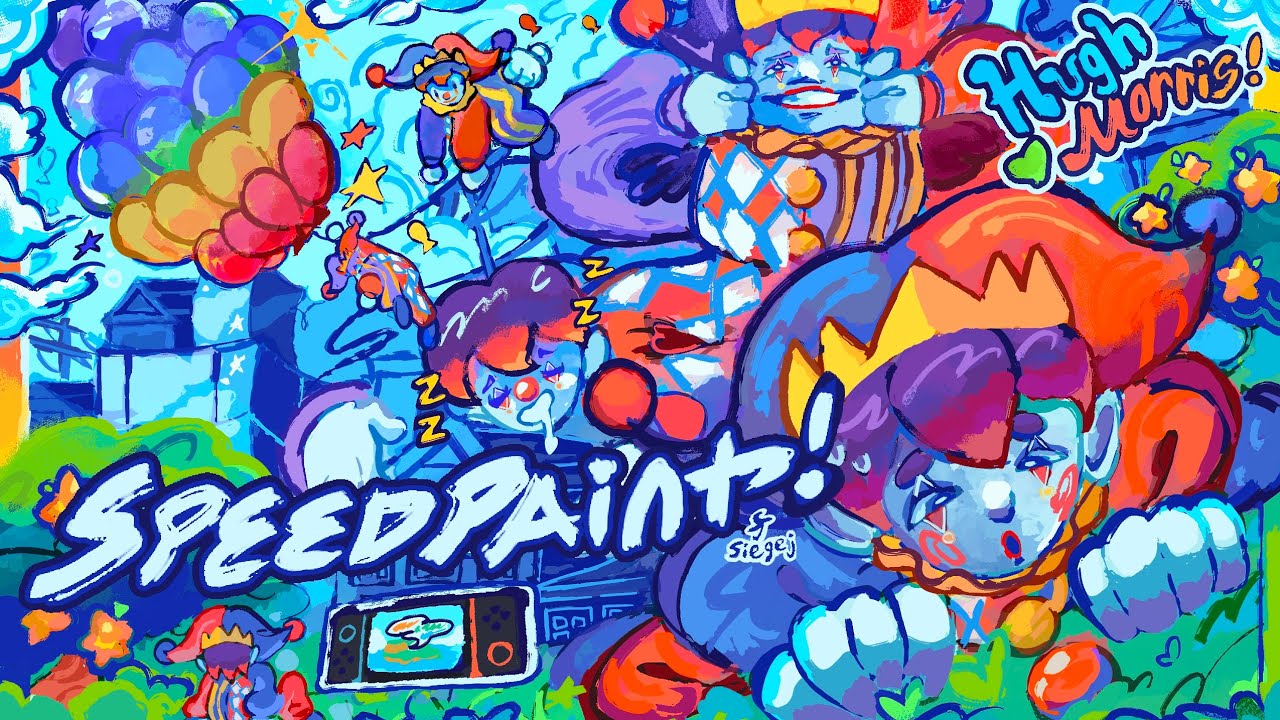 Hugh Morris Is Yes 🤡✨(Tomodachi Life SPEEDPAINT!)