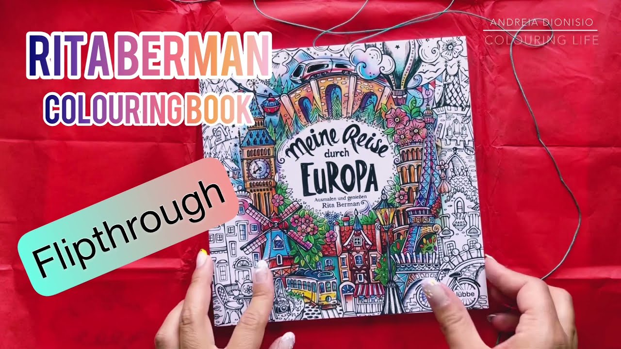 RITA BERMAN’s Mein Reise durch EUROPA COLOURING BOOK