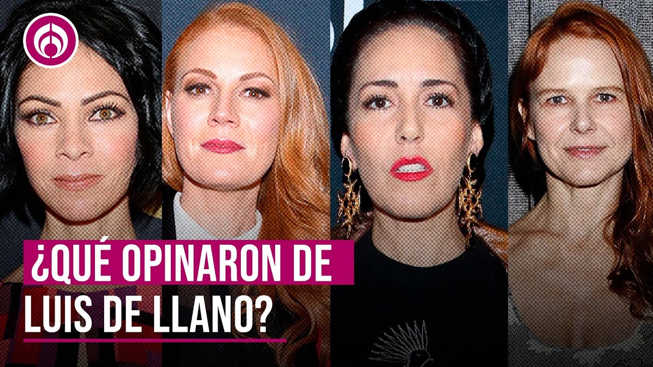 Famosas reaccionan a denuncia de Sasha Sokol contra Luis de Llano