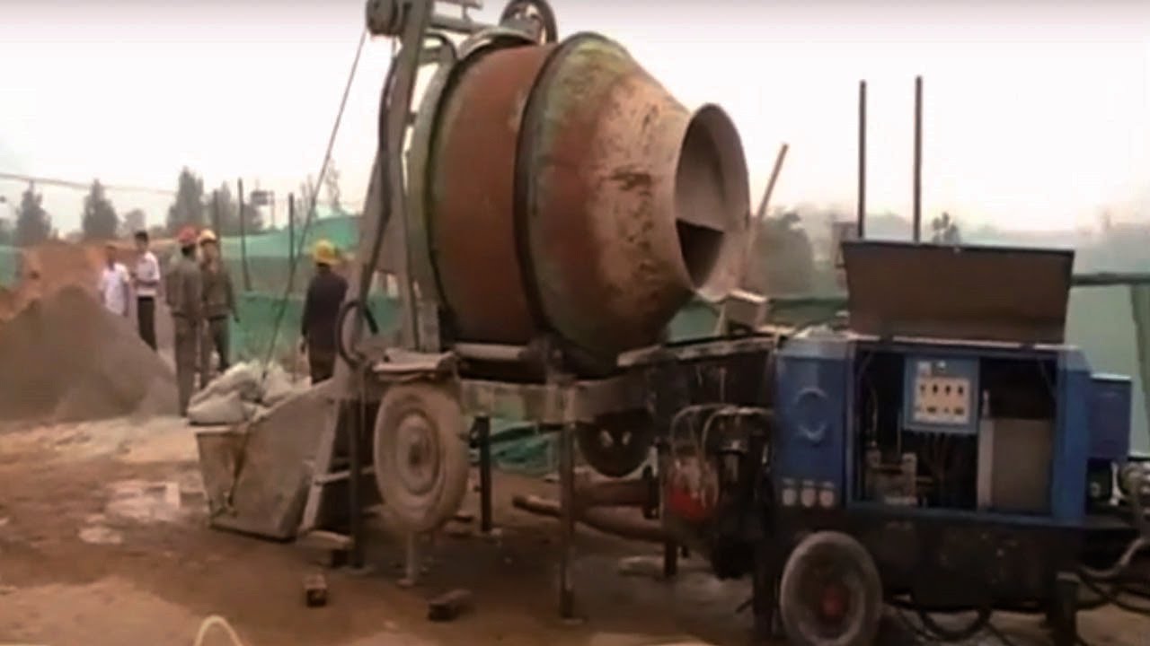 Keming KBS Mini Concrete Pump - Shotcrete Pump and Spray Machine