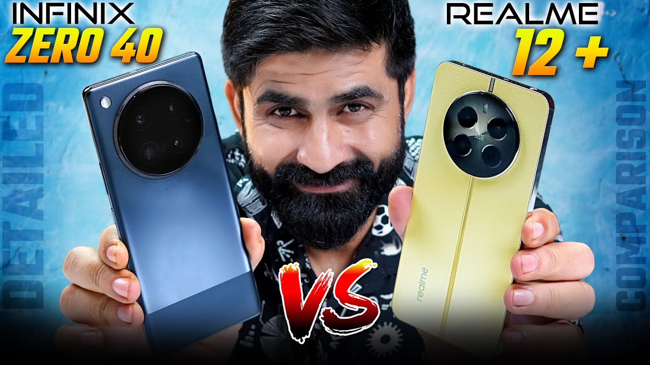 Infinix Zero 40 vs Realme 12 plus  | Detailed Comparison