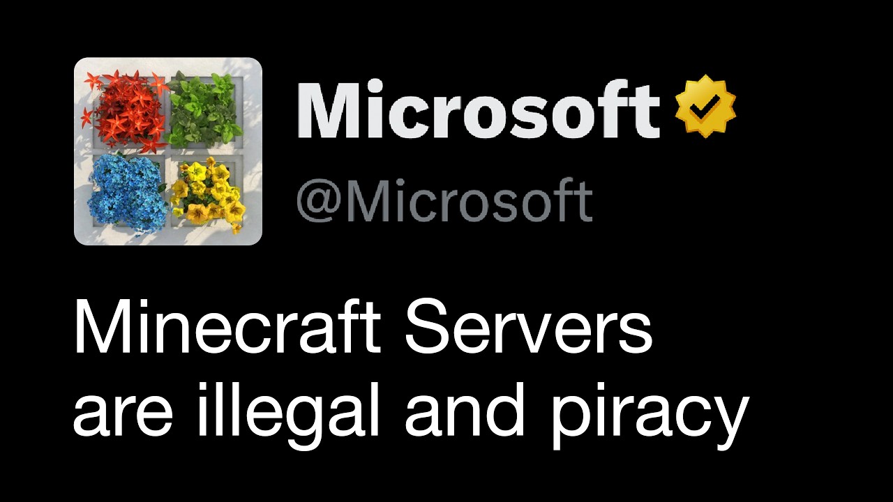 Microsoft Called Minecraft Servers Illegal?!?