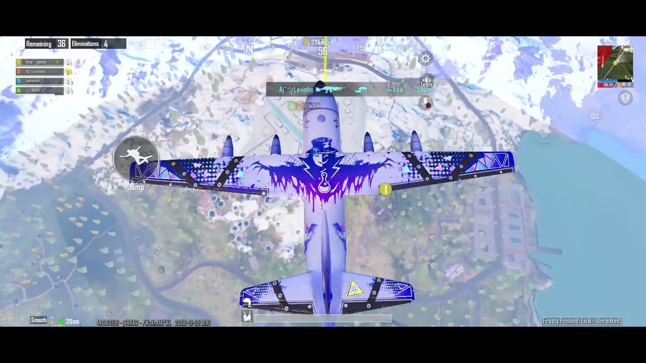 Bgmi gameplay with 9 kill with livik 