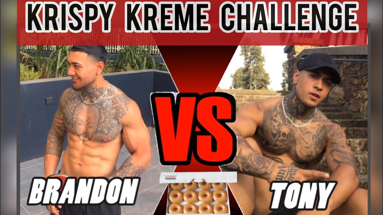 KRISPY KREME DONUTS CHALLENGE! [ BRO VS BRO ]